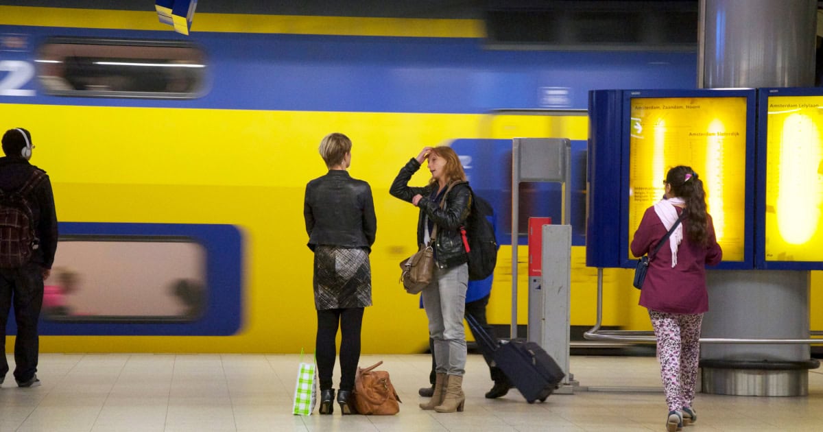 Quai à l'aéroport de Schiphol.