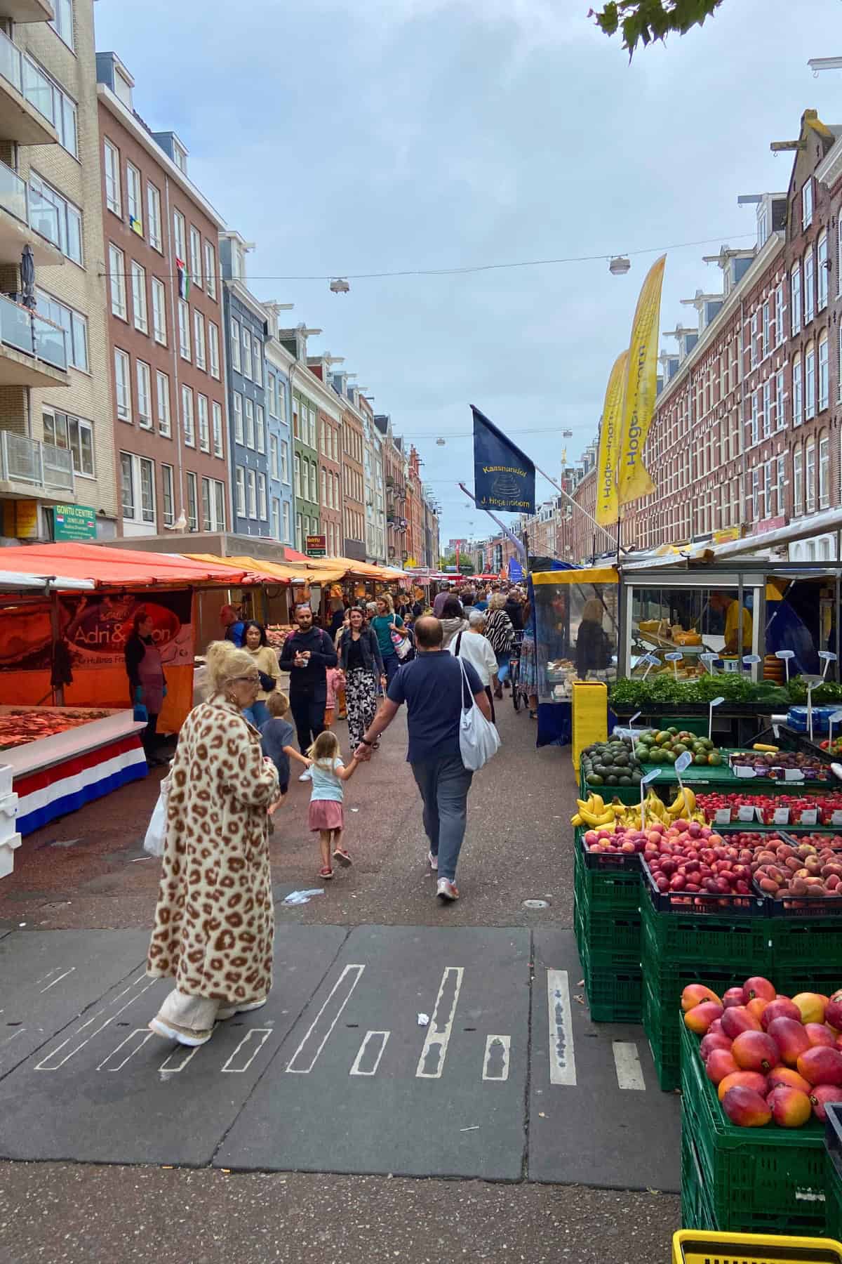 Marché Albert Cuyp à Amsterdam.